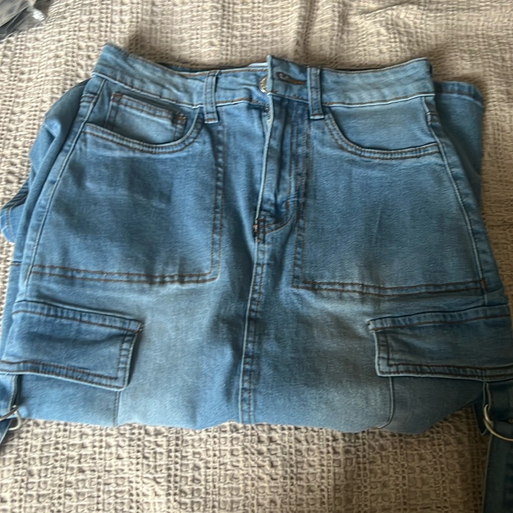Denim Skirt with slit